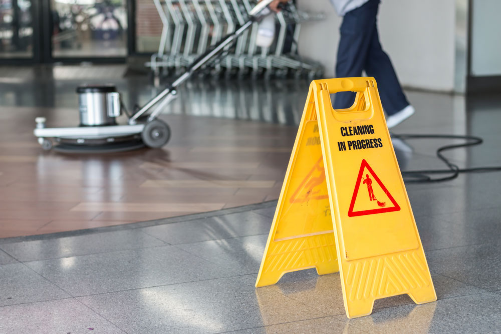 Commercial Flooring cleaning