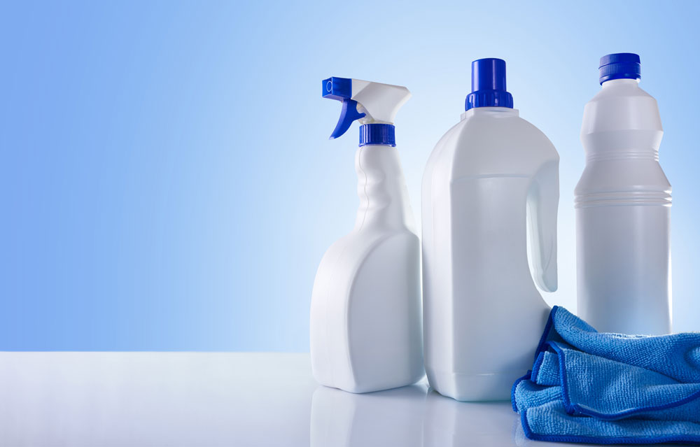 chemical concentrations in cleaning